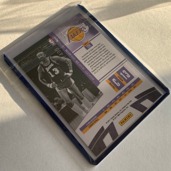 Wilt Chamberlain ‘11 Panini Parallel 091/499 - Picture 7 of 8